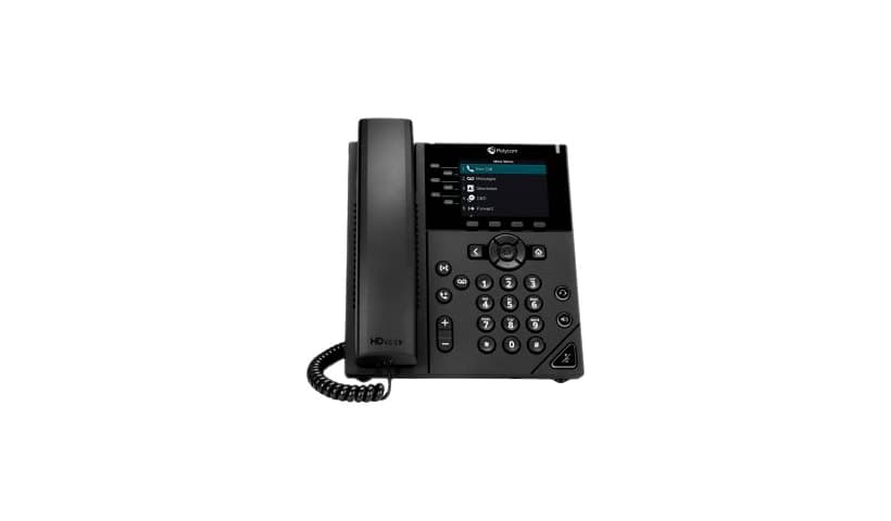 Poly OBi VVX 350 6-Line IP Phone and PoE-enabled with Power Supply-US NOT WIFI ENABLED