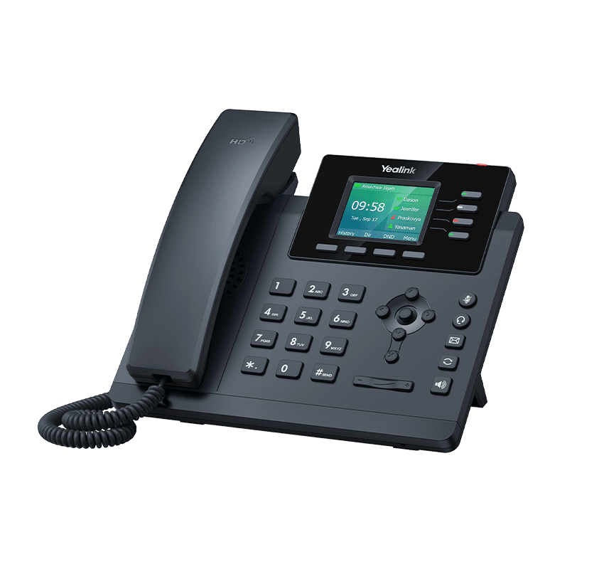 WIFI ENABLED Yealink SIP-T34W - VoIP phone with caller ID - 5-way call capability Built in WiFi with Power Supply