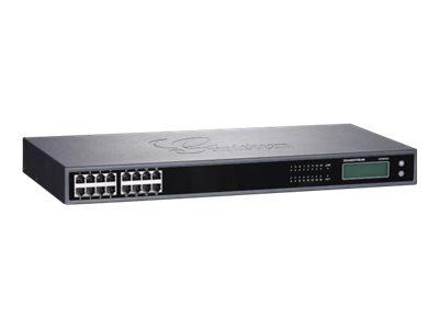 Grandstream GXW4216, 16 x RJ11 FXS ports and 1 x 50-pin Telco connector, 1 x 10M/100/1000 Mbps auto-sensing RJ45 port, G.711, G. 723, G.726