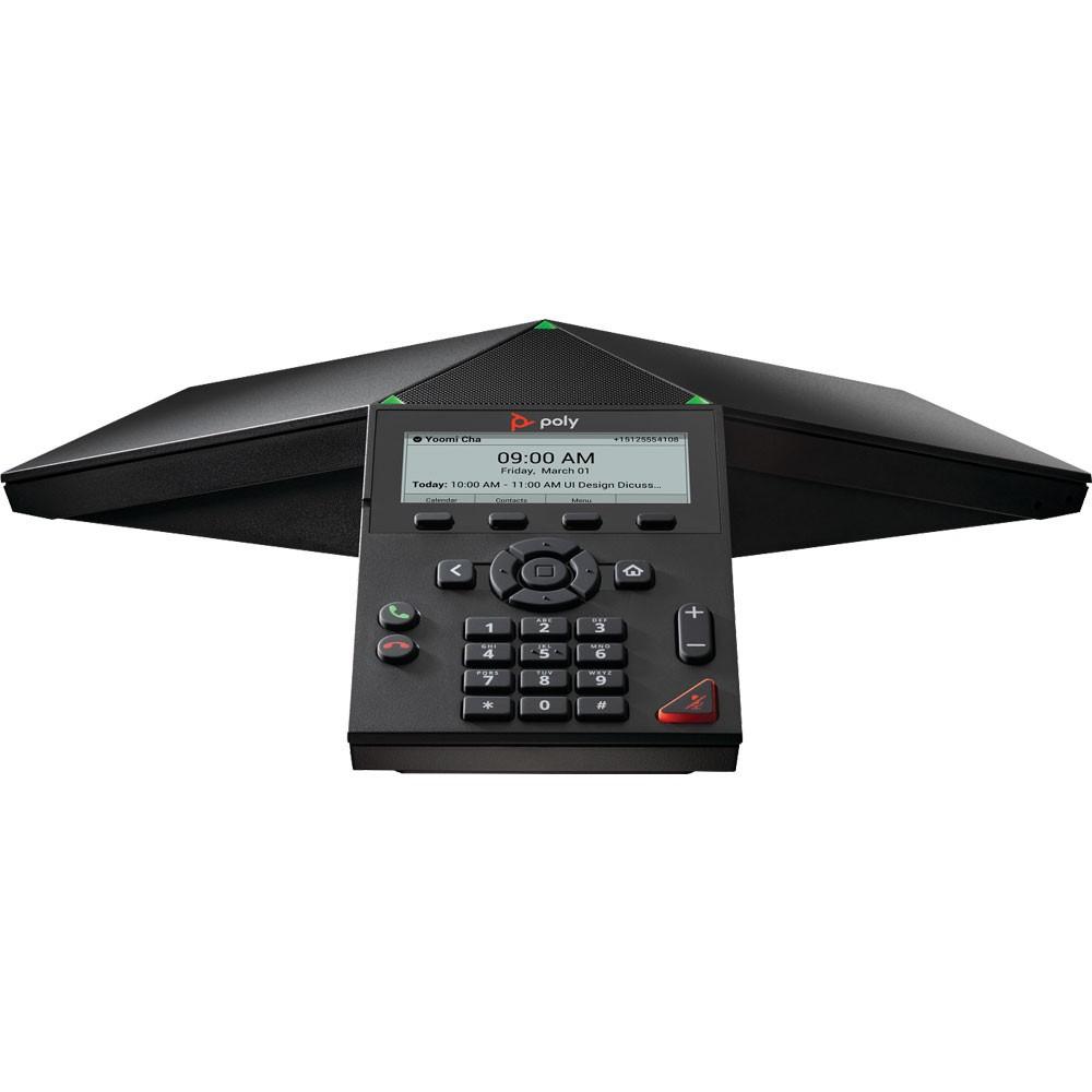Poly Trio 8300 open SIP conference phone with built-in Wi-Fi and Bluetooth no power supply included POE