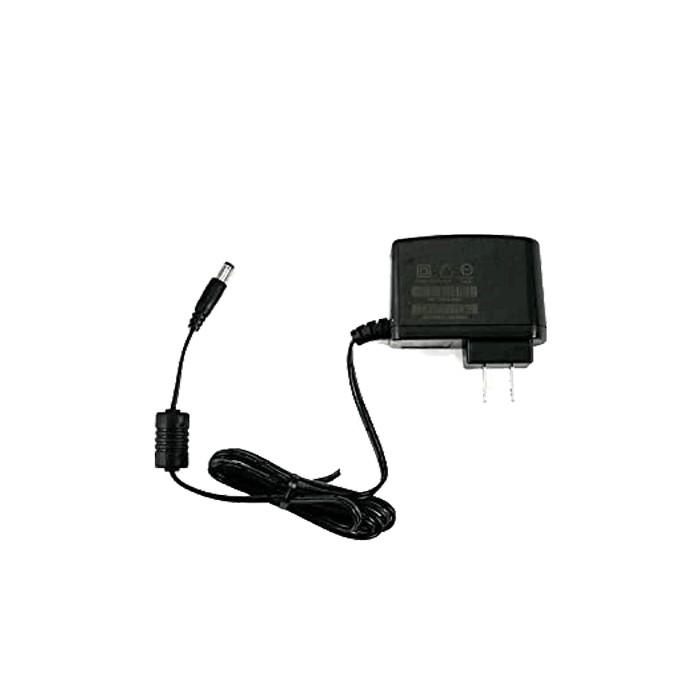 Universal AC power supply (5V/3A output) for Poly VVX 150, 250, 350, 450 and CCX 400 IP phones, for use when Power over Ethernet is not available; includes power cord and overvoltage/short-circuit protection.